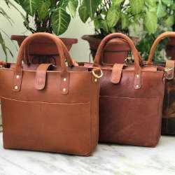 Genuine Leather Womens Tote Bags