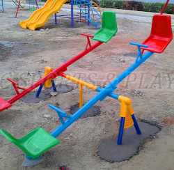 Playground Outdoor Kids Seesaw 4 Seater