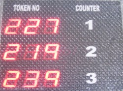 Token Display Board