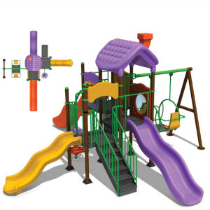 Outdoor Multiplay Playground Equipment