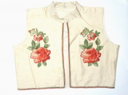 Embroidered Tussar Cotton-Silk Jacket