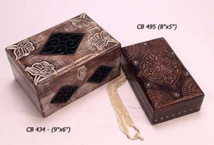 Set of Two Wooden Boxes