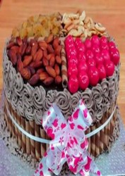 chocolate dry fruit cake