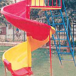 Playground Spiral Slide