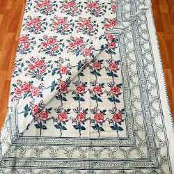 Hand Block Print Cotton Dohar (Blanket)