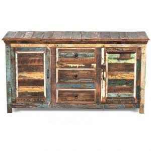 Wooden Recycled Side Cabinet
