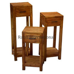 Wooden Handicrafts Drawer Tables