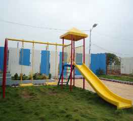 Playground Slide and Double Swing Combo