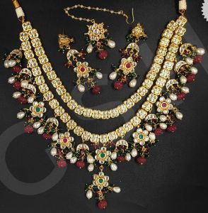 Kundan Long Necklace