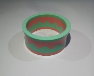 Resin & Brass Bangle Set