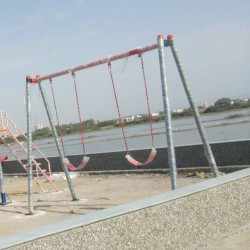 Replay Playground Double Swing Set