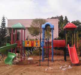 Multi Platform Multi Slide Playground Equipment