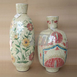 Mosaic Artwork Flower Vase