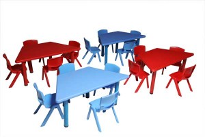 Play School Trapezium Table (Without Chair)